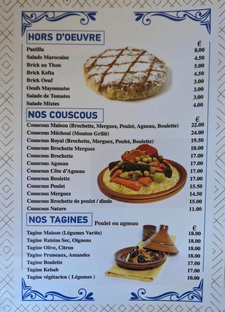 Le Maroc - Menu Image 1