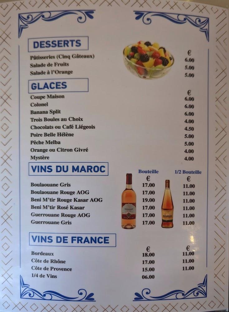 Le Maroc - Menu Image 2