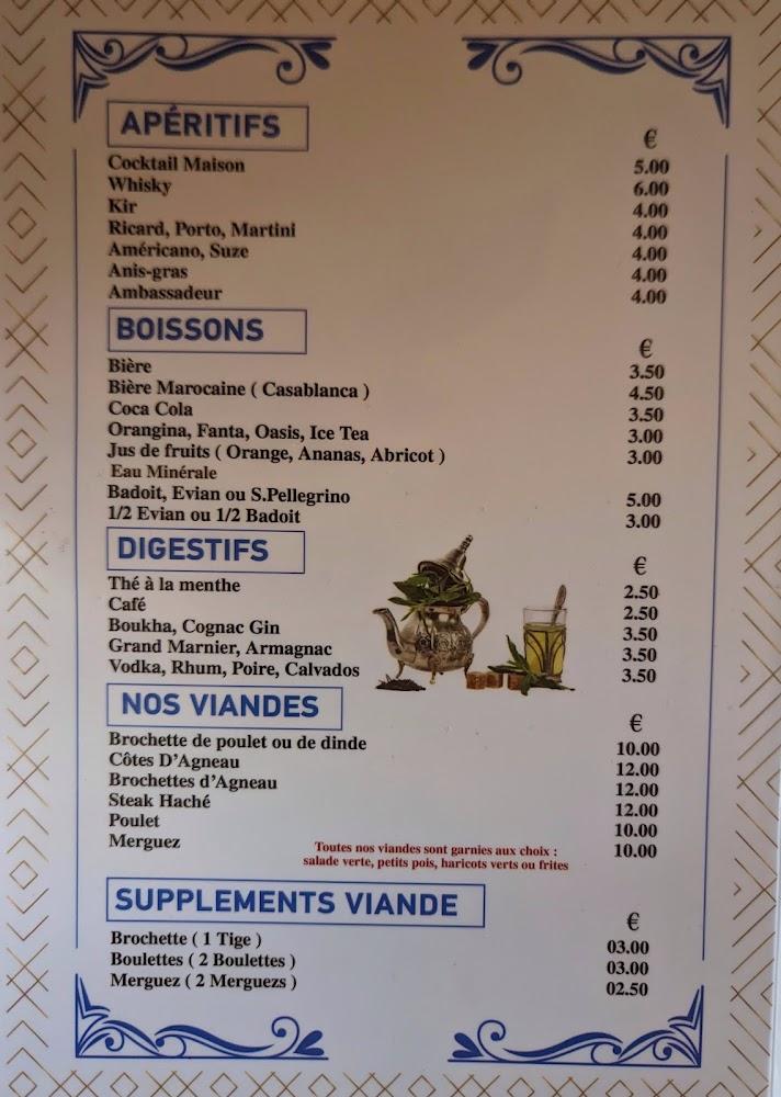 Le Maroc - Menu Image 3
